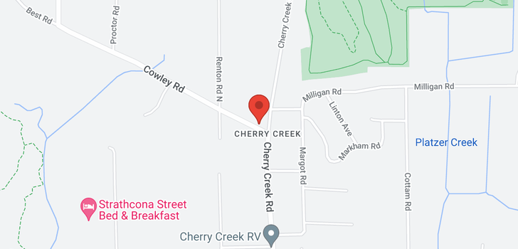 map of 6212 CHERRY CREEK ROAD